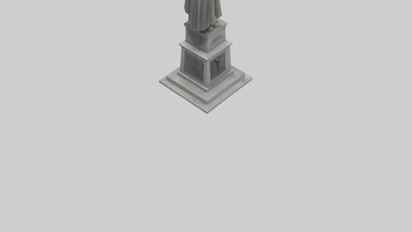 Freedom Fighters monument model 3D model