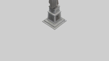 Freedom Fighters monument model 3D model