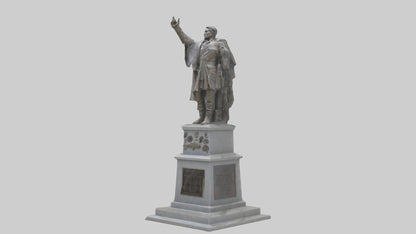 Freedom Fighters monument model 3D model