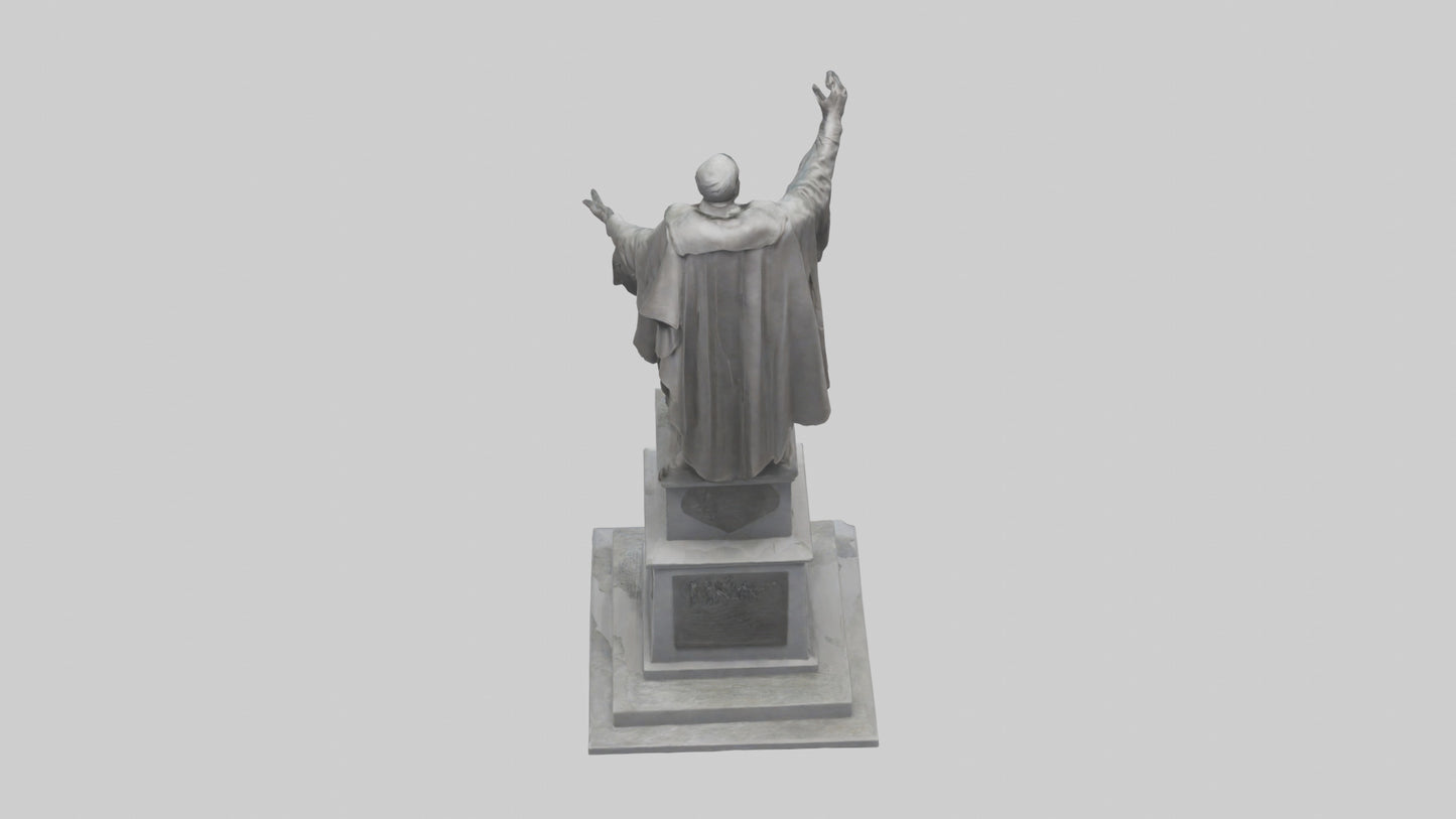 Freedom Fighters monument model 3D model