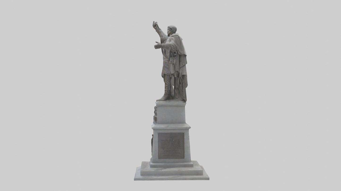 Freedom Fighters monument model 3D model