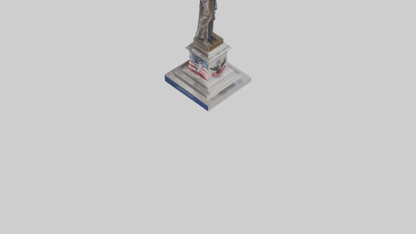 Freedom Forever statue model 3D model