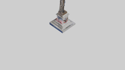 Freedom Forever statue model 3D model