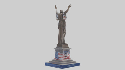 Freedom Forever statue model 3D model
