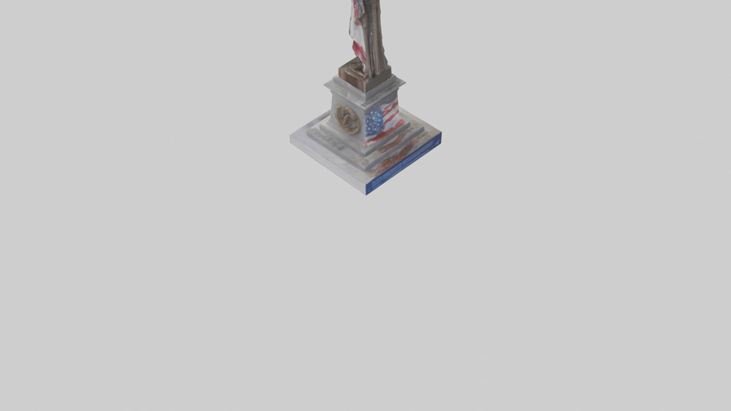 Freedom Forever statue model 3D model