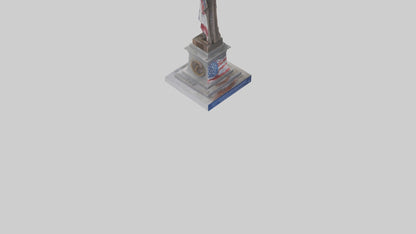 Freedom Forever statue model 3D model