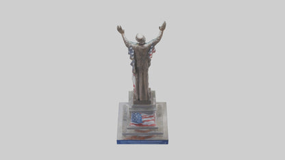 Freedom Forever statue model 3D model