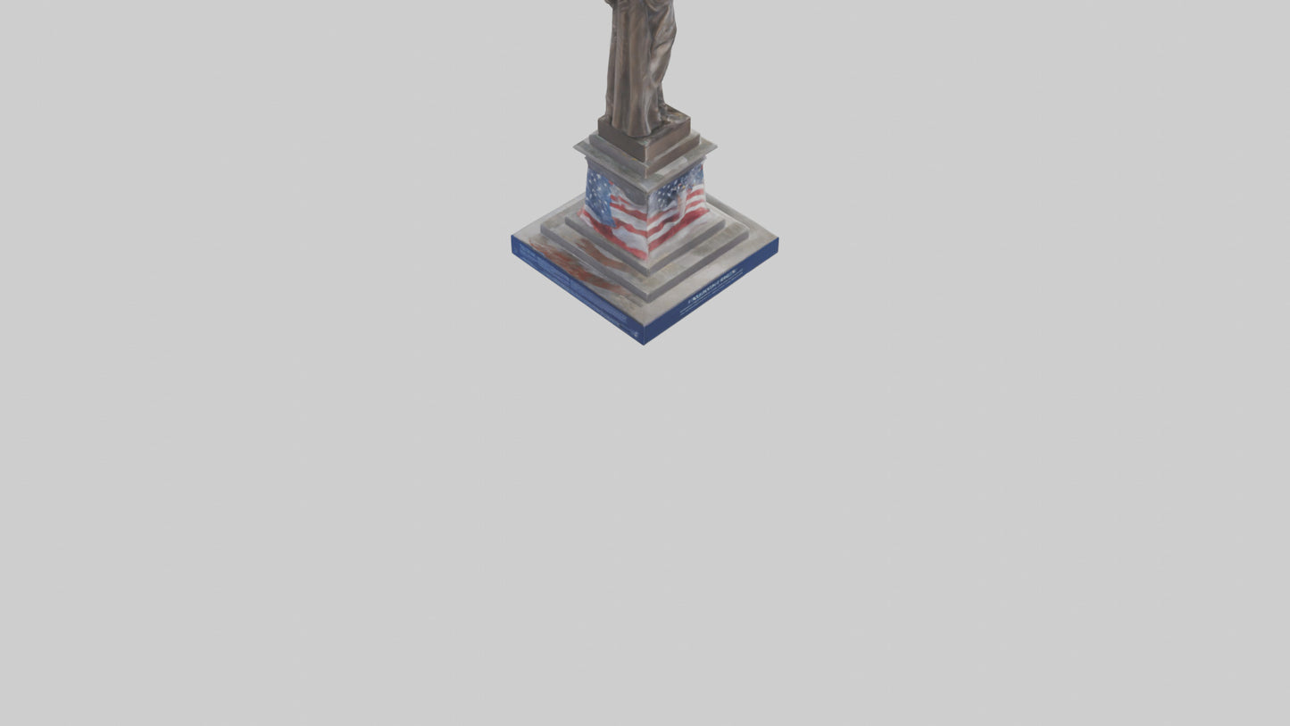 Freedom Forever statue model 3D model