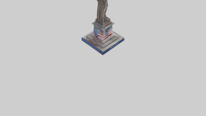 Freedom Forever statue model 3D model