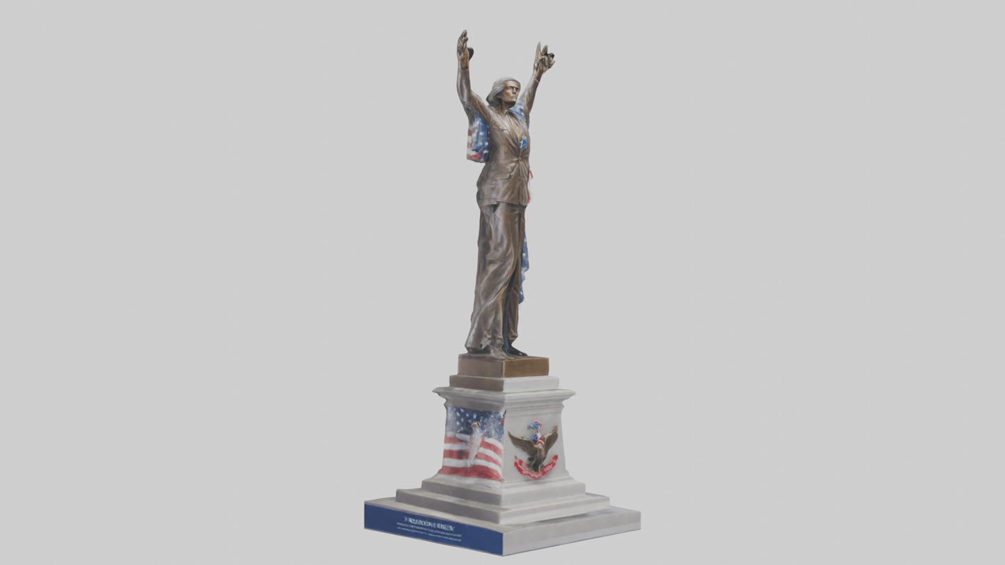Freedom Forever statue model 3D model