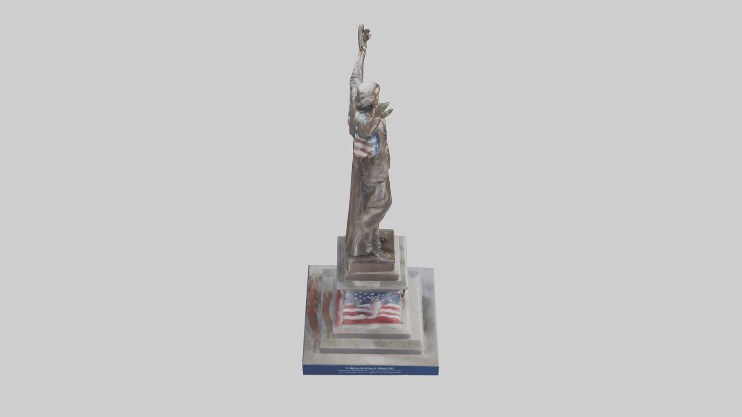 Freedom Forever statue model 3D model