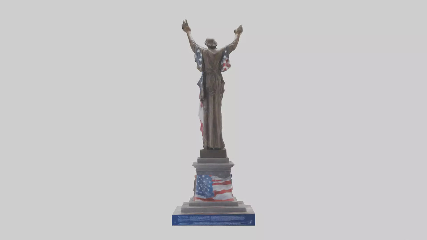 Freedom Forever statue model 3D model