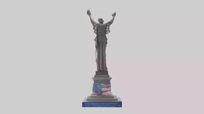 Freedom Forever statue model 3D model