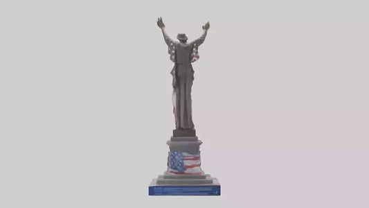 Freedom Forever statue model 3D model