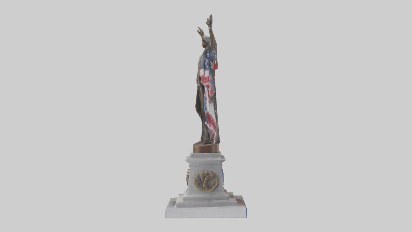 Freedom Forever statue model 3D model