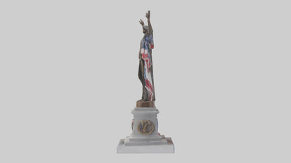 Freedom Forever statue model 3D model