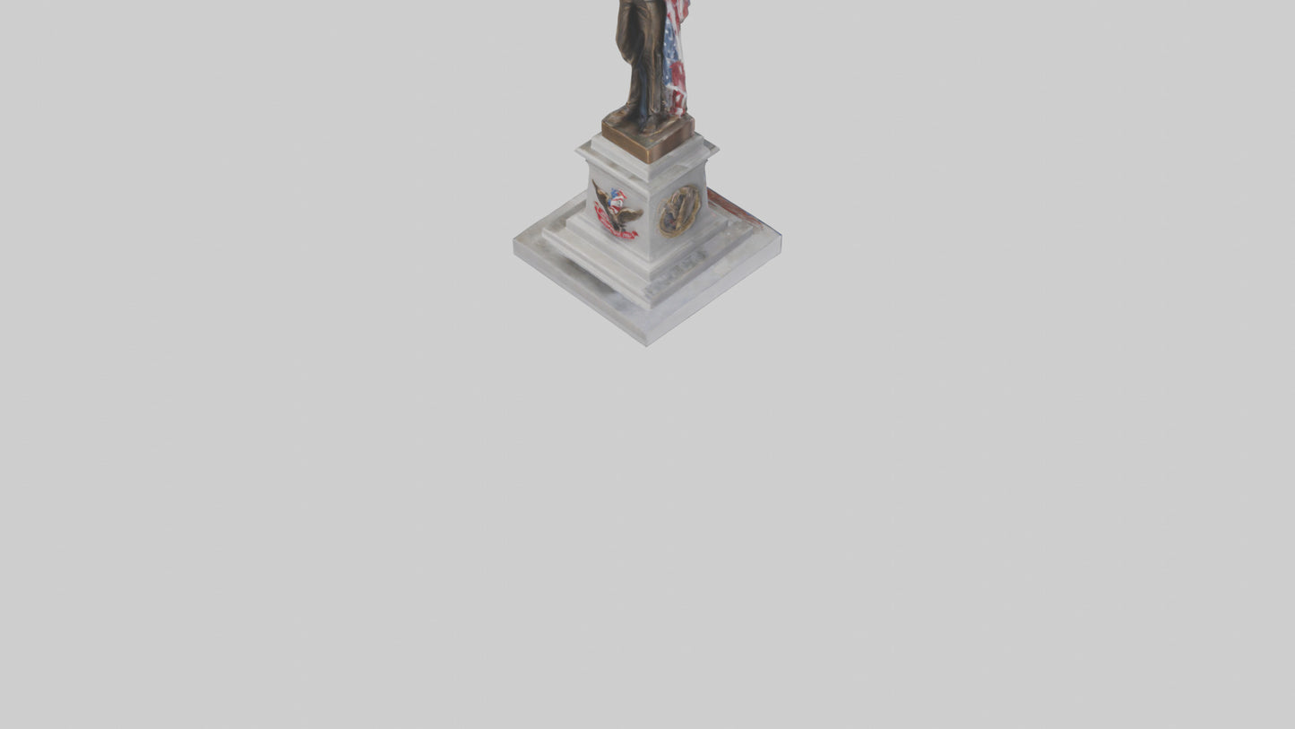 Freedom Forever statue model 3D model