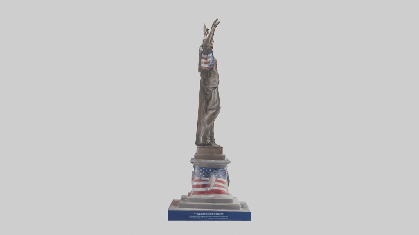Freedom Forever statue model 3D model