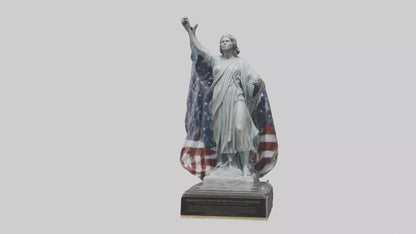 3D model Freedom from Fear statue model VR / AR / low-poly