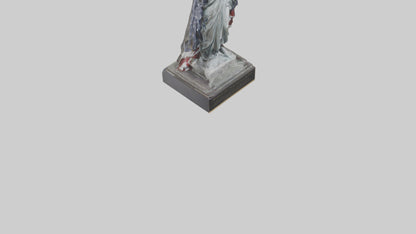 3D model Freedom from Fear statue model VR / AR / low-poly