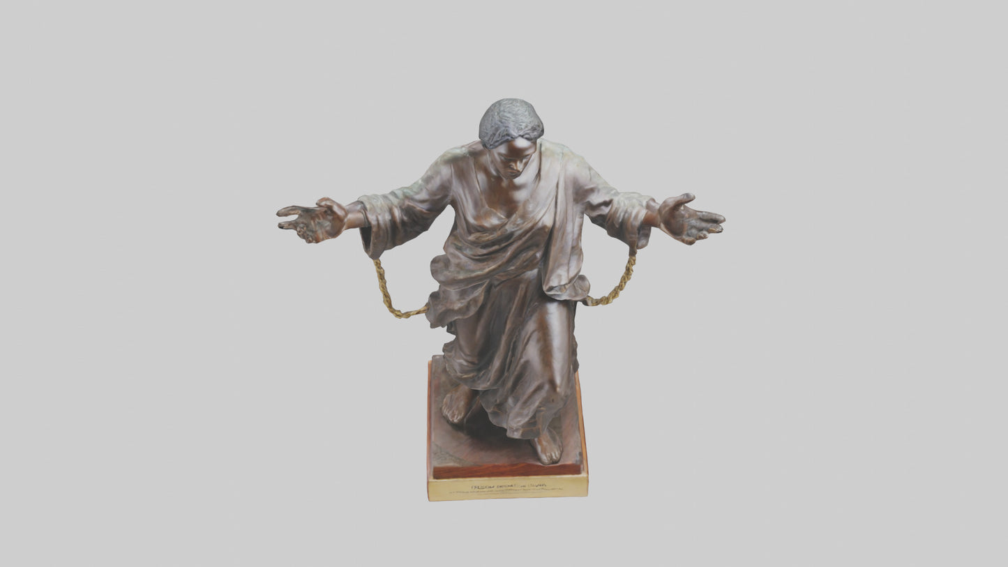 Freedom from Slavery statue model 3D model
