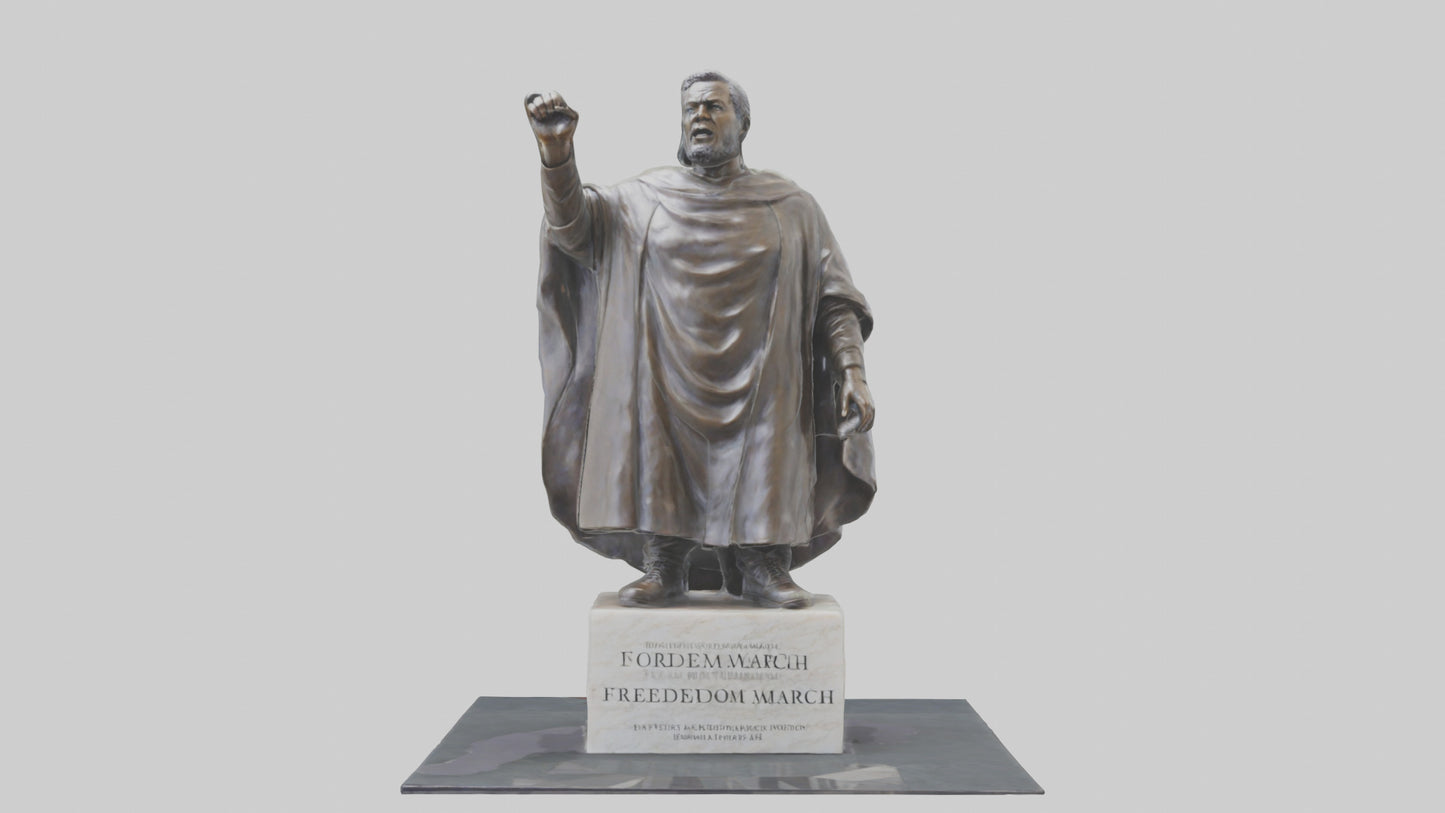 Freedom March statue model 3D model
