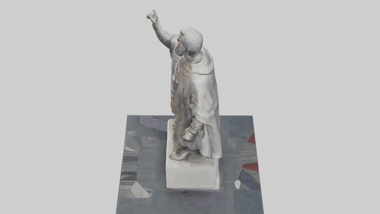 Freedom March statue model 3D model