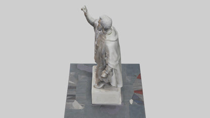 Freedom March statue model 3D model