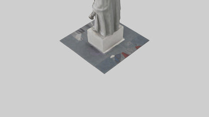 Freedom March statue model 3D model