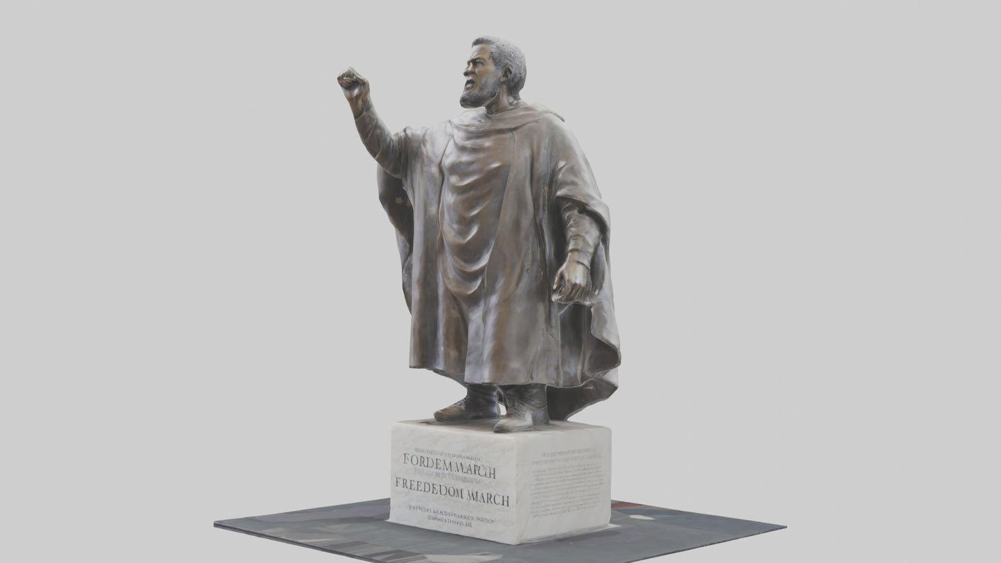Freedom March statue model 3D model