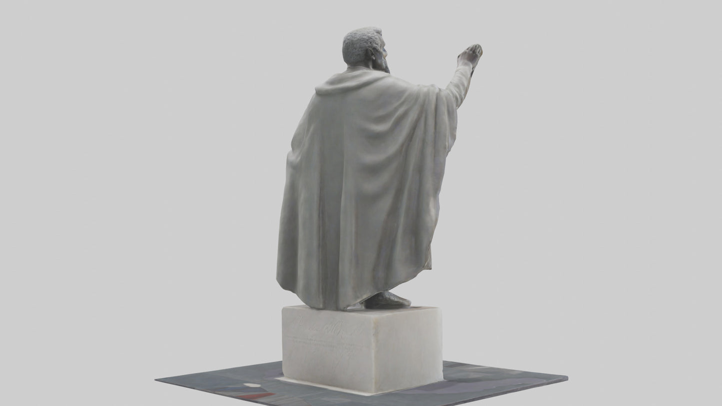 Freedom March statue model 3D model