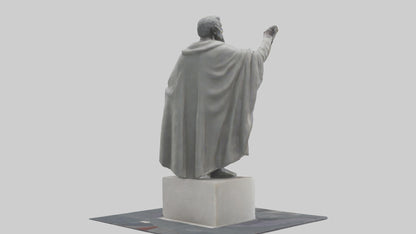 Freedom March statue model 3D model