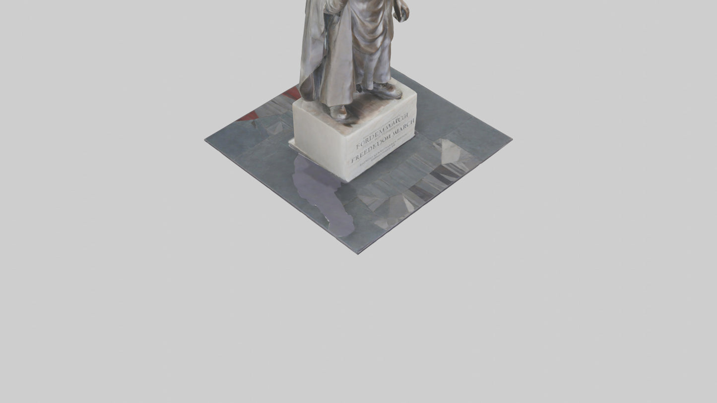 Freedom March statue model 3D model