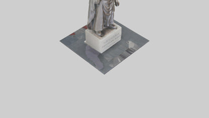 Freedom March statue model 3D model