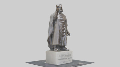 Freedom March statue model 3D model