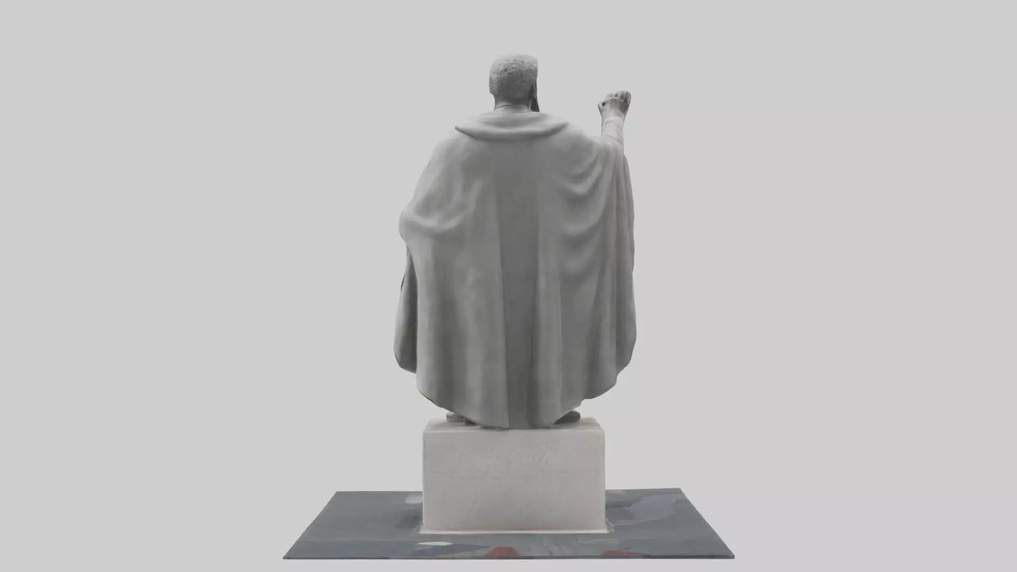 Freedom March statue model 3D model