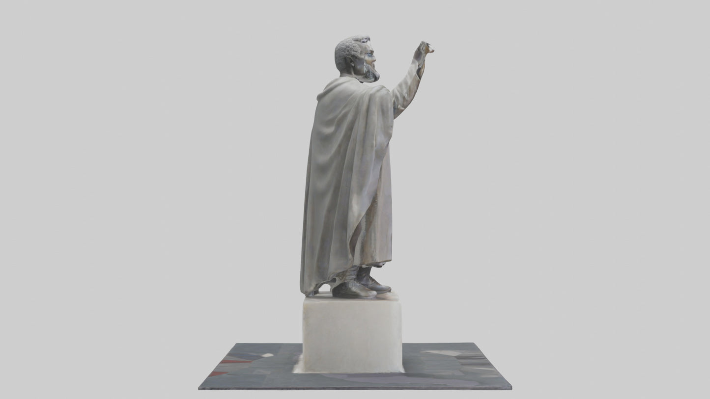 Freedom March statue model 3D model