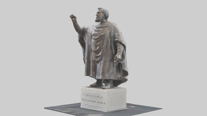 Freedom March statue model 3D model