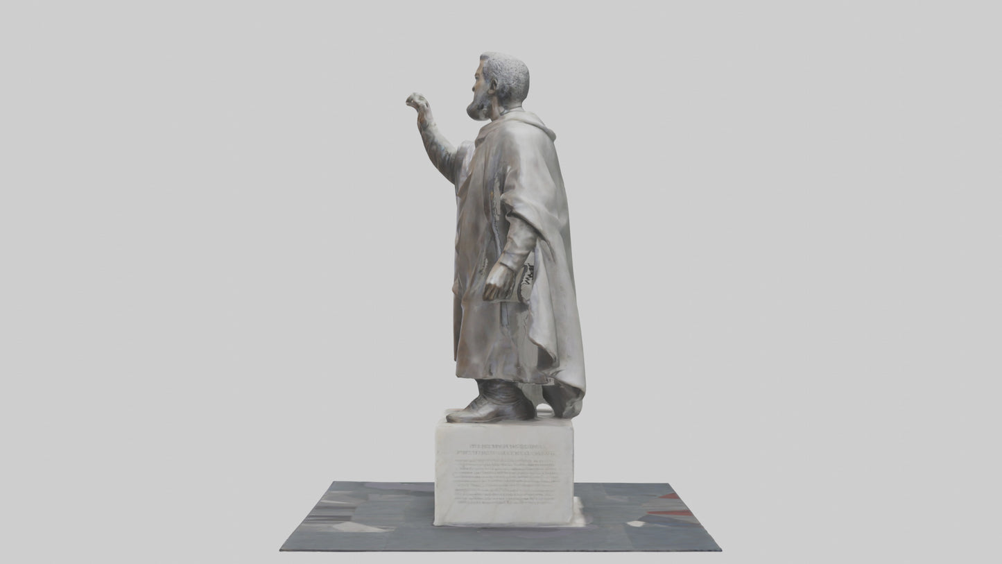 Freedom March statue model 3D model