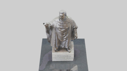 Freedom March statue model 3D model