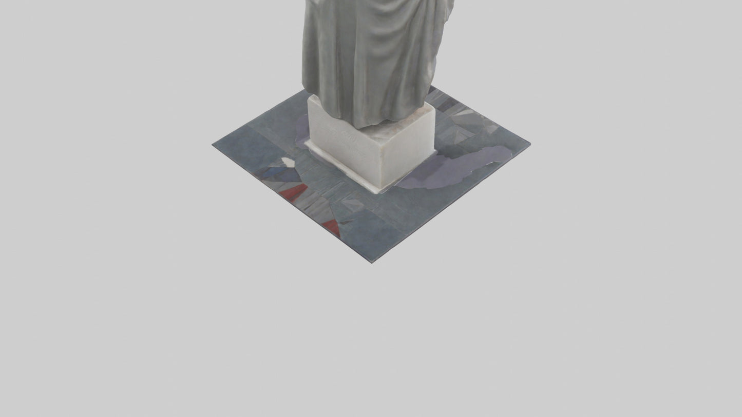 Freedom March statue model 3D model