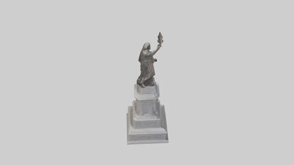 3D model Freedom of the People monument model VR / AR / low-poly