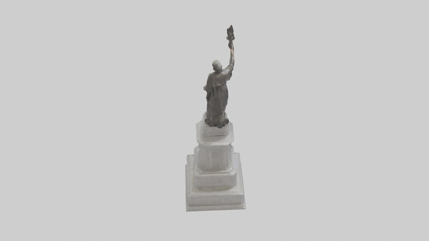 3D model Freedom of the People monument model VR / AR / low-poly