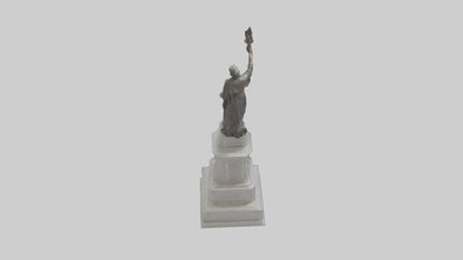 3D model Freedom of the People monument model VR / AR / low-poly