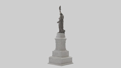 3D model Freedom of the People monument model VR / AR / low-poly