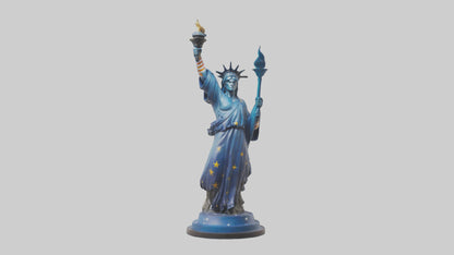 Freedom Reignited statue model 3D model