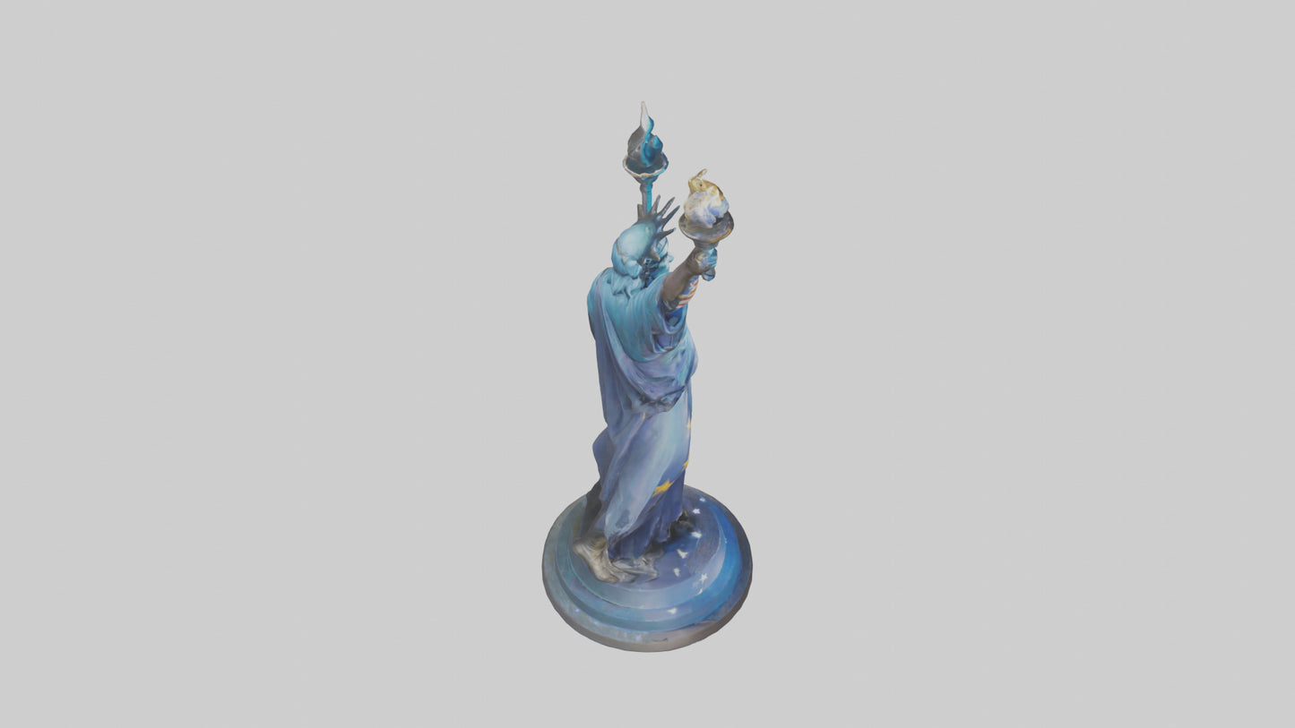 Freedom Reignited statue model 3D model