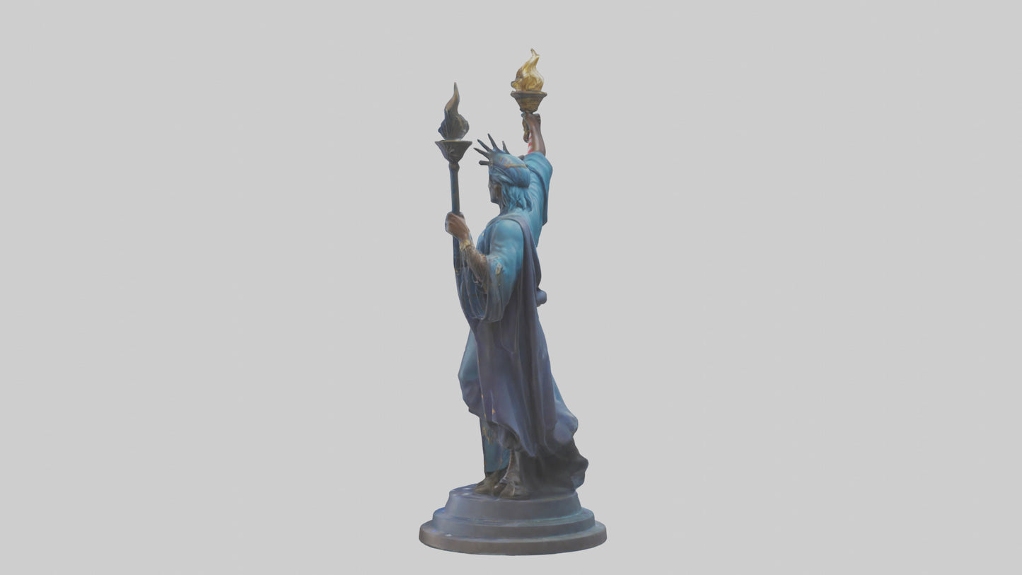 Freedom Reignited statue model 3D model