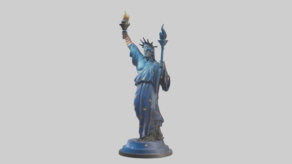 Freedom Reignited statue model 3D model