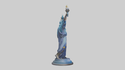 Freedom Reignited statue model 3D model